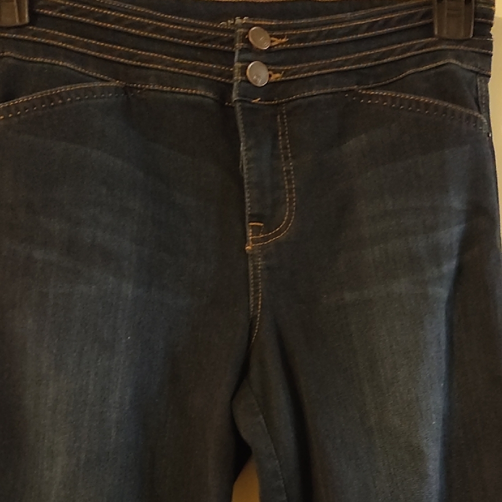 Women's Dark Blue Jeans - Picture 3 of 9